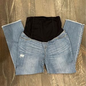 Maternity Cropped Jeans